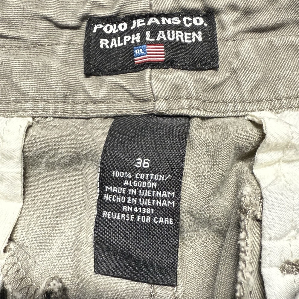 Polo by Ralph Lauren Olive Green Cargo Shorts - Picture 5 of 8